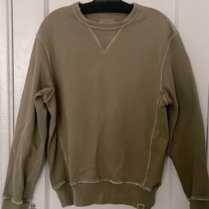 Olive Green Men’s Sweatshirt. J. Crew size M